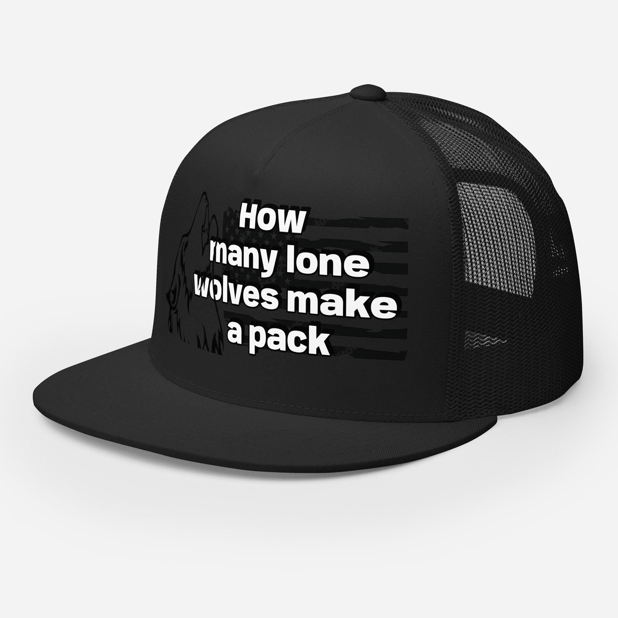 Lone Wolf Trucker Cap