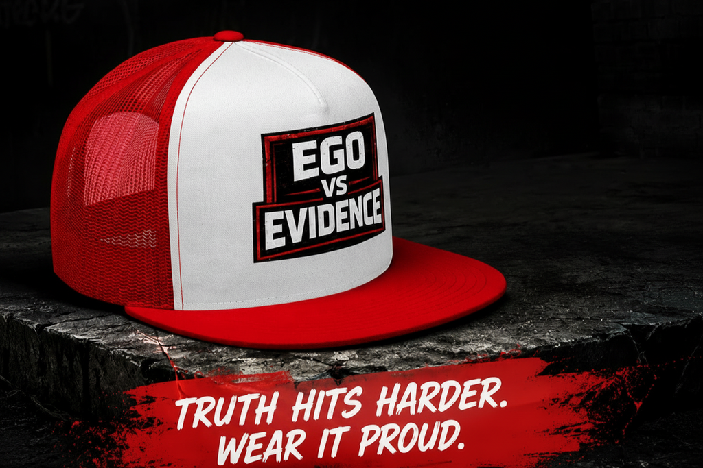 Ego vs Evidence Trucker Cap